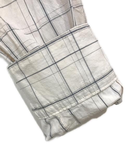 URU（ウル）URU (ウル) PLAID STANDARD SHIRTS ホワイト サイズ:1の古着・服飾アイテム