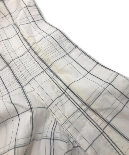 URU（ウル）URU (ウル) PLAID STANDARD SHIRTS ホワイト サイズ:1の古着・服飾アイテム