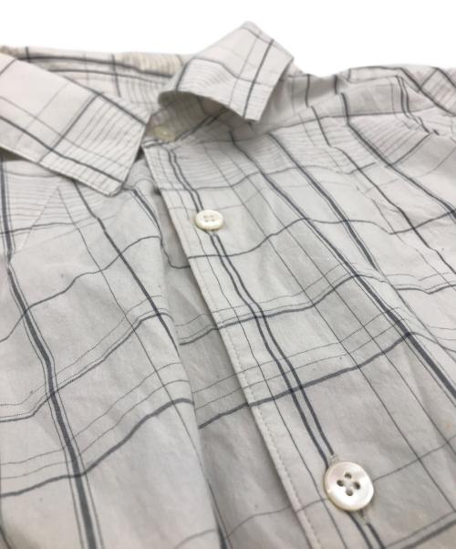 URU（ウル）URU (ウル) PLAID STANDARD SHIRTS ホワイト サイズ:1の古着・服飾アイテム
