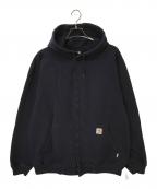 CarHarttカーハート）の古着「FLAME RESISTANT スウェットアクティブパーカー」｜ネイビー