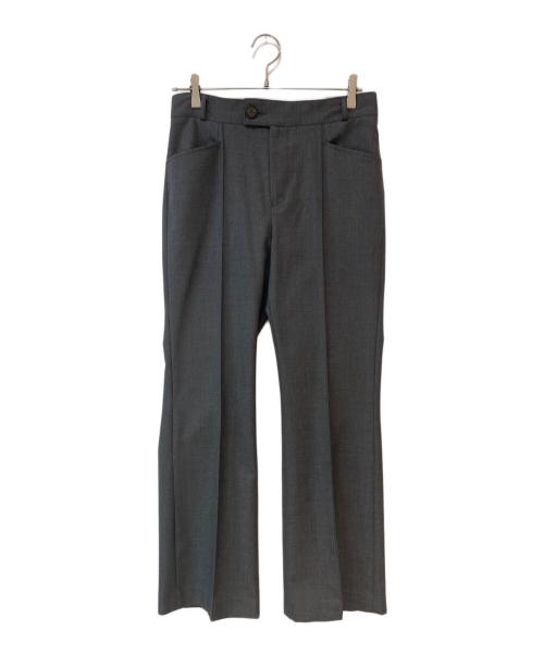 ERNEST W.BAKER（アーネストダブルベーカー）ERNEST W.BAKER (アーネストダブルベーカー) ダブルフレアスラックス グレー サイズ:Mの古着・服飾アイテム