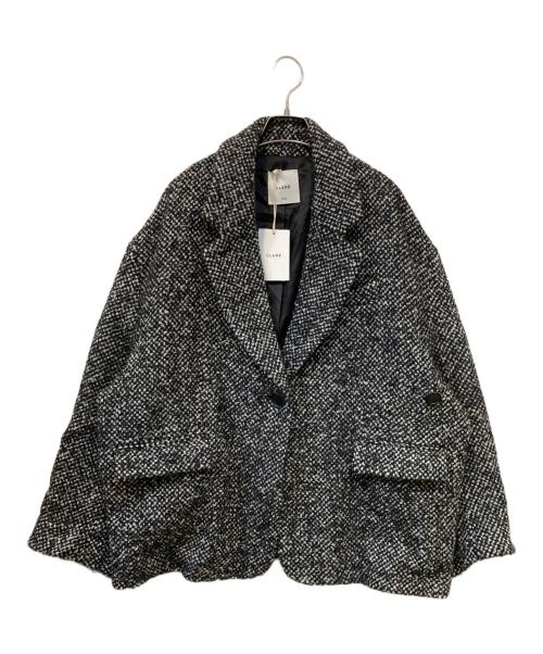 CLANE（クラネ）CLANE (クラネ) SuzuHirose (スズヒロセ) MIX COLOR OVER COAT グレー サイズ:1の古着・服飾アイテム