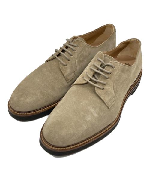TOD'S（トッズ）TOD'S (トッズ) スウェードプレーントゥシューズ ベージュ サイズ:61/2の古着・服飾アイテム