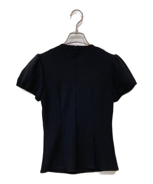 RED VALENTINO（レッドヴァレンティノ）RED VALENTINO (レッドヴァレンティノ) 半袖ブラウス ブラック サイズ:38の古着・服飾アイテム