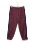 Needles（ニードルズ）の古着「ZIPPED TRACK PANT」｜ボルドー