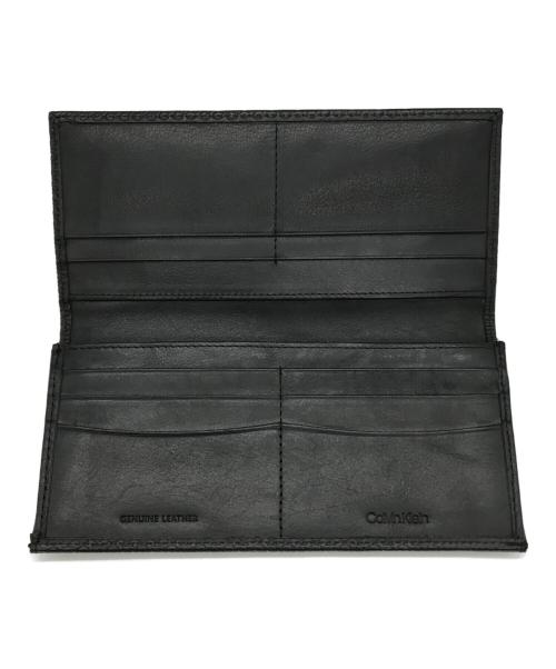 Calvin Klein（カルバンクライン）Calvin Klein (カルバンクライン) SECRETARY LONG WALLET ブラック サイズ:-の古着・服飾アイテム
