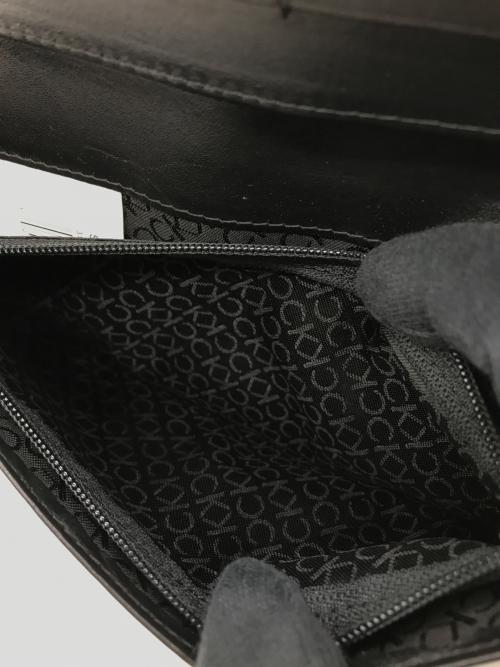 Calvin Klein（カルバンクライン）Calvin Klein (カルバンクライン) SECRETARY LONG WALLET ブラック サイズ:-の古着・服飾アイテム