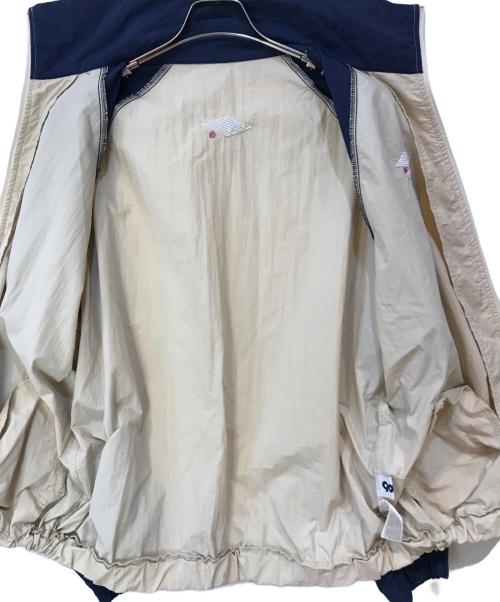 9090（9090）9090 (9090) Ninety ナイロンセットアップ ネイビー×ベージュ サイズ:Lの古着・服飾アイテム