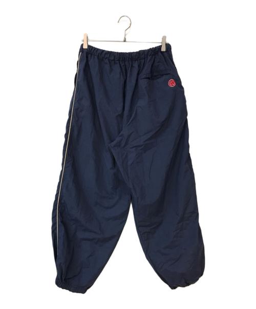 9090（9090）9090 (9090) Ninety ナイロンセットアップ ネイビー×ベージュ サイズ:Lの古着・服飾アイテム