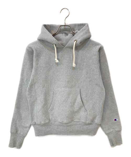 Champion REVERSE WEAVE（チャンピオン リバース ウィーブ）Champion REVERSE WEAVE (チャンピオン リバース ウィーブ) リバースウィーブパーカー グレー サイズ:Mの古着・服飾アイテム