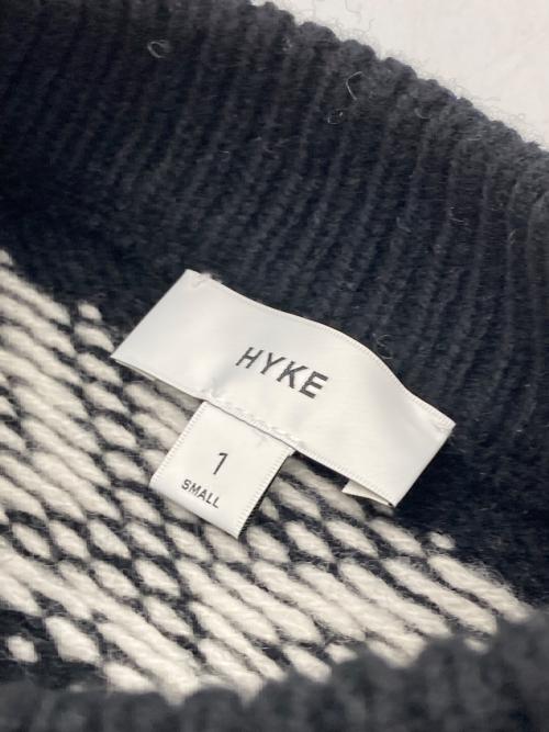 HYKE（ハイク）HYKE (ハイク) NORDIC FRINGE SWEATER ブラック サイズ:FREEの古着・服飾アイテム