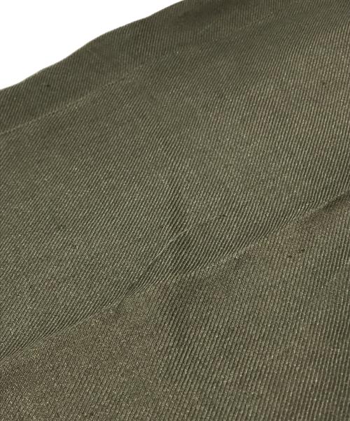 HAVERSACK（ハバーサック）HAVERSACK (ハバーサック) リネンジャンプスーツ グリーンの古着・服飾アイテム