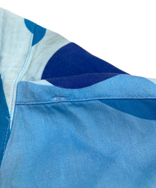 A BATHING APE（ア ベイシング エイプ）A BATHING APE (ア ベイシング エイプ) ABC CAMO OPEN COLLAR SHIRT ブルー サイズ:XLの古着・服飾アイテム