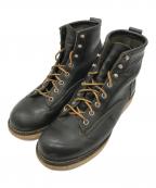 RED WINGレッドウィング）の古着「LINEMAN BOOTS」｜ブラック