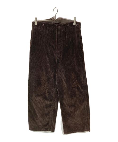 old town（オールドタウン）old town (オールドタウン) コーデュロイパンツ ブラウン サイズ:34の古着・服飾アイテム