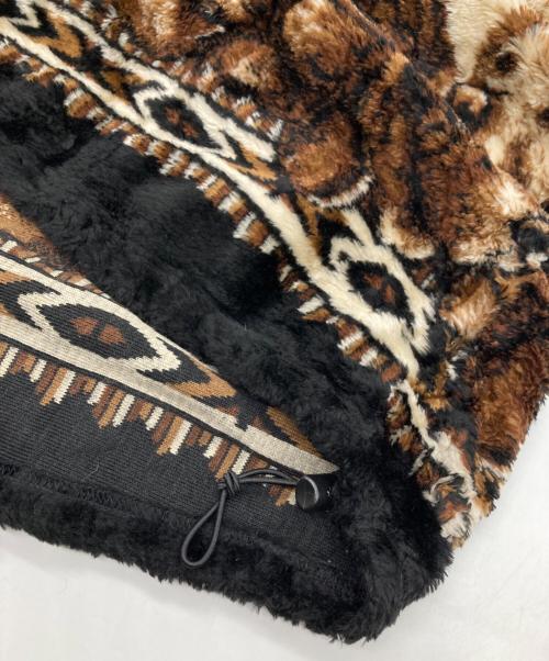 Cobblestone Canyon（カーバルストーンキャニオン）Cobblestone Canyon (カーバルストーンキャニオン) アニマル柄フリースジャケット ブラウン サイズ:XXLの古着・服飾アイテム