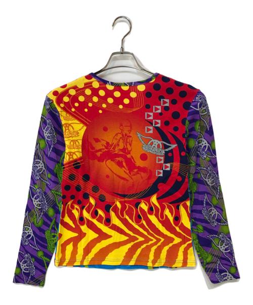 giant（ジャイアント）giant (ジャイアント) AEROSMITH プリントカットソー ブルー サイズ:M/Lの古着・服飾アイテム