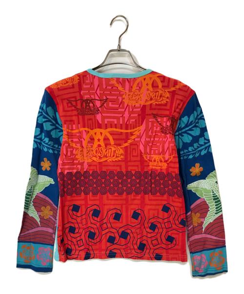 giant（ジャイアント）giant (ジャイアント) プリントカットソー ブルー サイズ:Mの古着・服飾アイテム