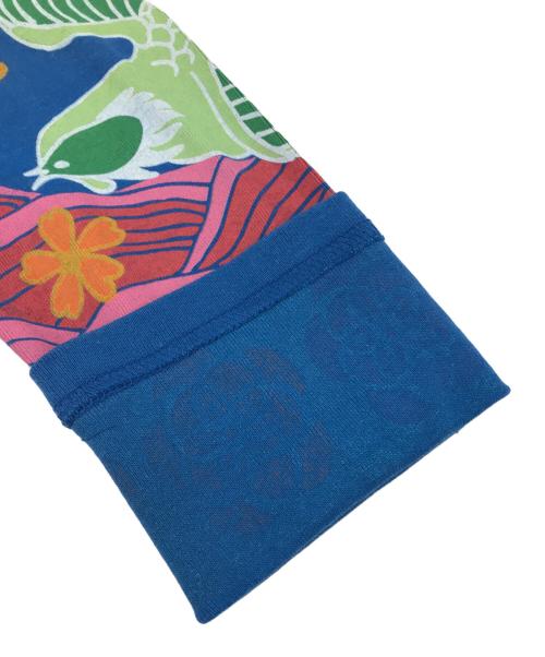 giant（ジャイアント）giant (ジャイアント) プリントカットソー ブルー サイズ:Mの古着・服飾アイテム