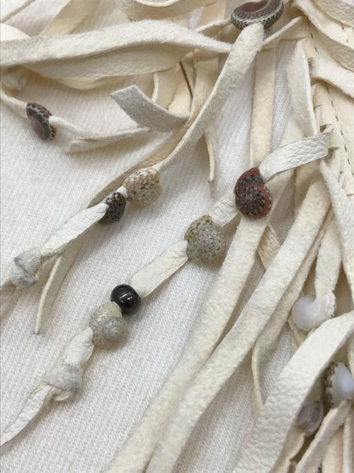 RALPH LAUREN（ラルフローレン）RALPH LAUREN (ラルフローレン) フリンジパンツ ホワイト サイズ:27の古着・服飾アイテム