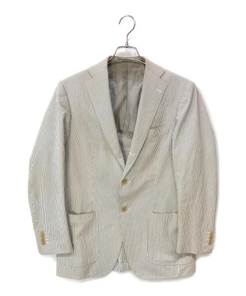 RING JACKET（リングジャケット）RING JACKET (リングジャケット) 3Bジャケット グレー サイズ:44の古着・服飾アイテム