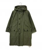 MARGARET HOWELLマーガレットハウエル）の古着「WATERPROOFED COTTON モッズコート」｜グリーン