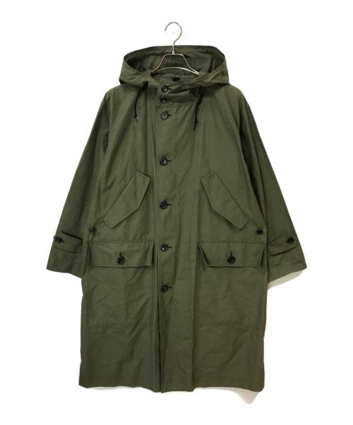 MARGARET HOWELL（マーガレットハウエル）MARGARET HOWELL (マーガレットハウエル) WATERPROOFED COTTON モッズコート グリーン サイズ:Mの古着・服飾アイテム