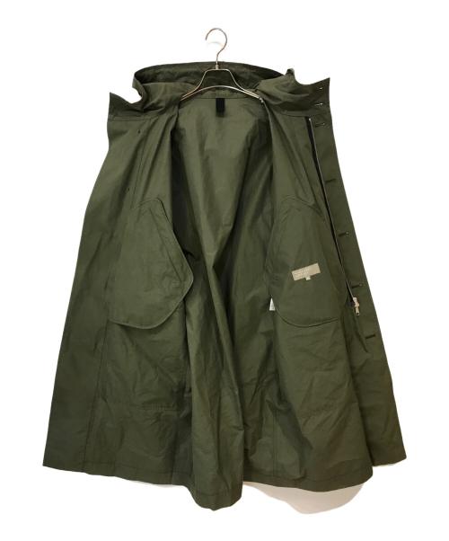 MARGARET HOWELL（マーガレットハウエル）MARGARET HOWELL (マーガレットハウエル) WATERPROOFED COTTON モッズコート グリーン サイズ:Mの古着・服飾アイテム