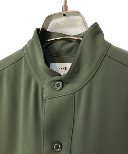 HYKE（ハイク）HYKE (ハイク) バンドカラープルオーバーワンピース グリーン サイズ:1の古着・服飾アイテム