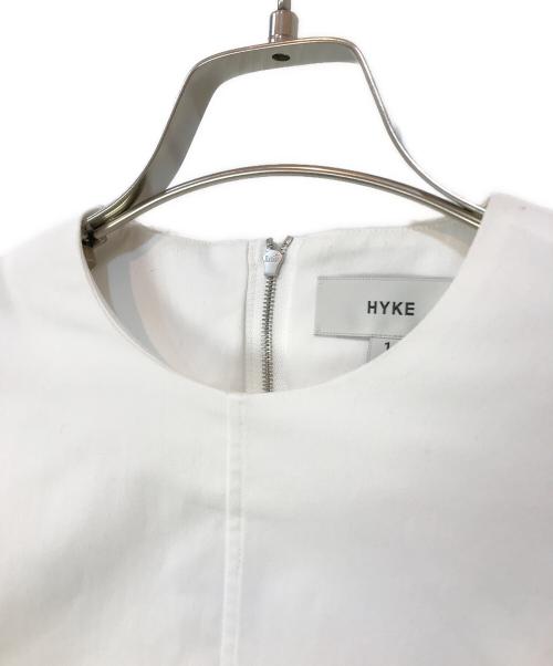 HYKE（ハイク）HYKE (ハイク) TASLAN TWILL TOP プルオーバーブラウス ホワイト サイズ:1の古着・服飾アイテム