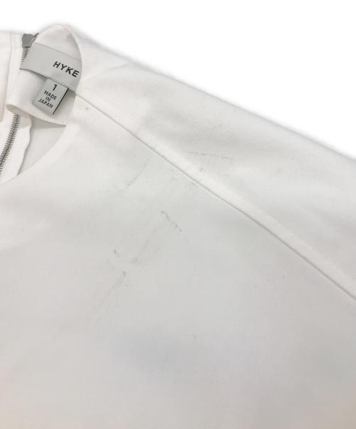 HYKE（ハイク）HYKE (ハイク) TASLAN TWILL TOP プルオーバーブラウス ホワイト サイズ:1の古着・服飾アイテム