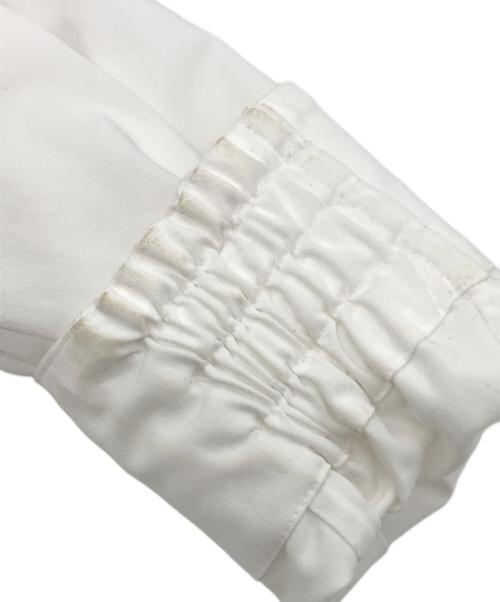 HYKE（ハイク）HYKE (ハイク) TASLAN TWILL TOP プルオーバーブラウス ホワイト サイズ:1の古着・服飾アイテム