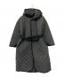 THE RERACS（ザ リラクス）の古着「RERACS QUILTING HOODED COAT/リラックスフーデッドキルティングコート」｜ブラック