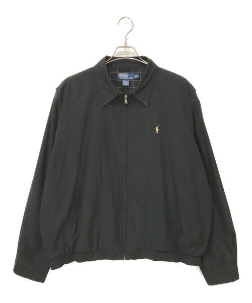 POLO RALPH LAUREN（ポロ・ラルフローレン）POLO RALPH LAUREN (ポロ・ラルフローレン) スイングトップ ブラック サイズ:XLの古着・服飾アイテム