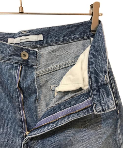 FRAMeWORK（フレームワーク）FRAMeWORK (フレームワーク) denim ストレートレッグ パンツ インディゴ サイズ:36の古着・服飾アイテム