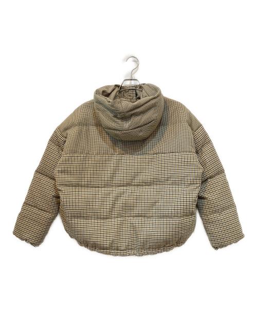 MACKINTOSH PHILOSOPHY（マッキントッシュ フィロソフィー）MACKINTOSH PHILOSOPHY (マッキントッシュ フィロソフィー) パネルチェックダウンジャケット ブラウン サイズ:Mの古着・服飾アイテム