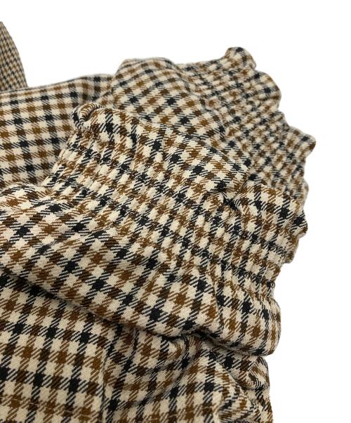 MACKINTOSH PHILOSOPHY（マッキントッシュ フィロソフィー）MACKINTOSH PHILOSOPHY (マッキントッシュ フィロソフィー) パネルチェックダウンジャケット ブラウン サイズ:Mの古着・服飾アイテム