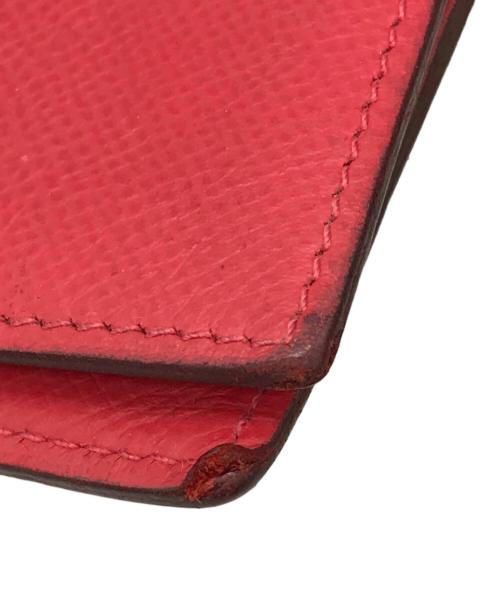 HERMES（エルメス）HERMES (エルメス) ベアン 長財布 レッド サイズ:-の古着・服飾アイテム