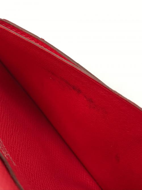 HERMES（エルメス）HERMES (エルメス) ベアン 長財布 レッド サイズ:-の古着・服飾アイテム