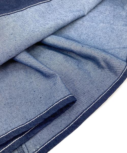 CALNAMUR（カルナムール）CALNAMUR (カルナムール) ウエストシェイプデニムワンピース インディゴ サイズ:Mの古着・服飾アイテム