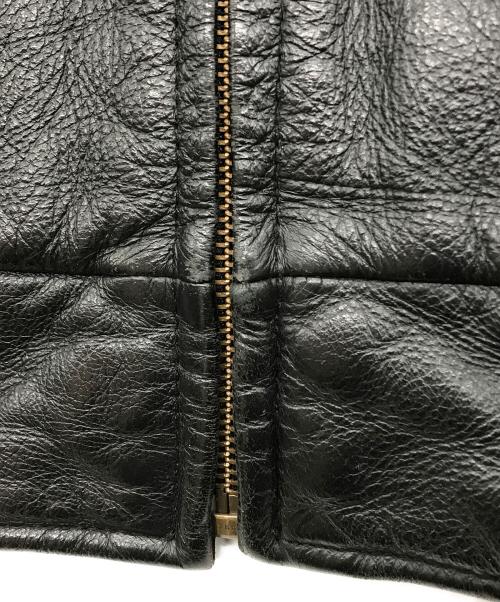 canl bentds（キャナルベンツ）canl bentds (キャナルベンツ) レザージャケット ブラック サイズ:XLの古着・服飾アイテム