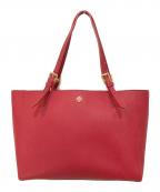 TORY BURCHトリーバーチ）の古着「エマーソン トートバッグ」｜レッド