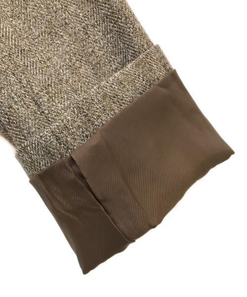 NATURAL BEAUTY BASIC（ナチュラルビューティーベーシック）NATURAL BEAUTY BASIC (ナチュラルビューティーベーシック) ツィーディーダブルジャケット ベージュ サイズ:Sの古着・服飾アイテム