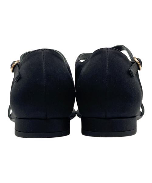 toteme（トーテム）toteme (トーテム) スクエアトゥーパールパンプス ブラック サイズ:35の古着・服飾アイテム