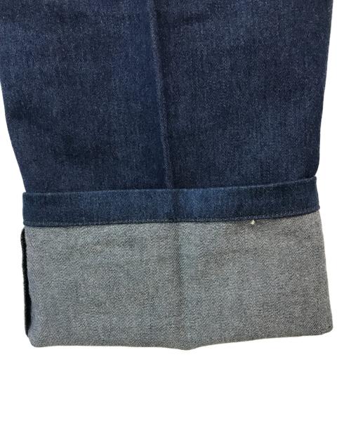 The CLASIK（ザ クラシック）The CLASIK (ザ クラシック) BACK BELT TROUSER インディゴ サイズ:48の古着・服飾アイテム