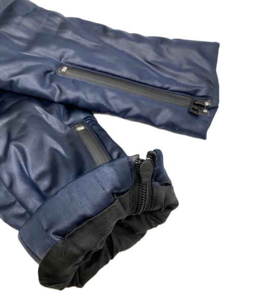 JOHN LAWRENCE SULLIVAN（ジョン ローレンス サリバン）JOHN LAWRENCE SULLIVAN (ジョン ローレンス サリバン) ロイヤルストレッチサテンブルゾン ネイビー サイズ:36の古着・服飾アイテム