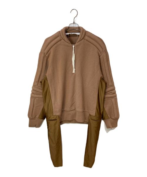 Midorikawa（ミドリカワ）Midorikawa (ミドリカワ) ハーフジップニット ベージュ サイズ:Freeの古着・服飾アイテム