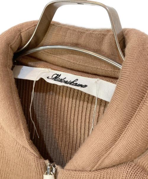 Midorikawa（ミドリカワ）Midorikawa (ミドリカワ) ハーフジップニット ベージュ サイズ:Freeの古着・服飾アイテム