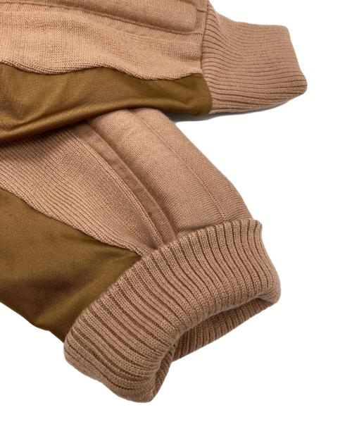 Midorikawa（ミドリカワ）Midorikawa (ミドリカワ) ハーフジップニット ベージュ サイズ:Freeの古着・服飾アイテム