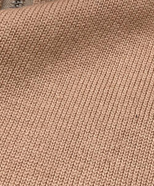 Midorikawa（ミドリカワ）Midorikawa (ミドリカワ) ハーフジップニット ベージュ サイズ:Freeの古着・服飾アイテム